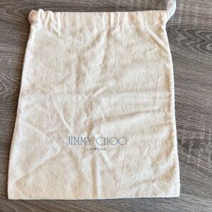 Jimmy Choo Cream Shoe Bag